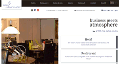 Desktop Screenshot of hotel-am-hirschgarten.de